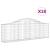 Coșuri gabion arcuite 18 buc, 200x30x60/80 cm, fier galvanizat GartenMobel Dekor