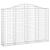 Coșuri gabion arcuite 9 buc, 200x30x140/160cm, fier galvanizat GartenMobel Dekor
