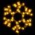Figurină Crăciun fulg de zăpadă, 48 LED-uri, alb cald, 27x27 cm GartenMobel Dekor