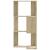Bibliotecă 3 niveluri stejar sonoma 50x50x102 cm lemn prelucrat GartenMobel Dekor