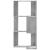 Bibliotecă 3 niveluri gri beton 50x50x102 cm lemn prelucrat GartenMobel Dekor
