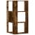 Bibliotecă 3 niveluri stejar fumuriu 50x50x102cm lemn prelucrat GartenMobel Dekor