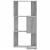 Bibliotecă cu 3 niveluri gri sonoma 50x50x102 cm lemn prelucrat GartenMobel Dekor