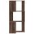 Bibliotecă 3 niveluri stejar maro 50x50x102 cm lemn prelucrat GartenMobel Dekor