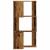 Bibliotecă 3 niveluri lemn vechi 50x50x102 cm lemn prelucrat GartenMobel Dekor