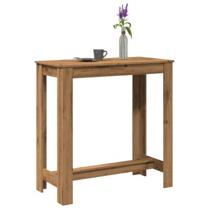 Masă de bar, stejar artizanal, 102x50x103,5 cm, lemn prelucrat GartenMobel Dekor