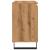 Dulap de baie, stejar artizanal, 58x33x60 cm, lemn prelucrat GartenMobel Dekor