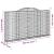 Coș gabion arcuit, 300x30x160/180 cm, fier galvanizat GartenMobel Dekor