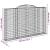 Coș gabion arcuit, 300x30x180/200 cm, fier galvanizat GartenMobel Dekor