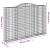 Coș gabion arcuit, 300x30x200/220 cm, fier galvanizat GartenMobel Dekor