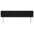 Tăblie de pat cu aripioare negru 163x23x78/88 cm catifea GartenMobel Dekor