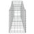 Coșuri gabion arcuite 5 buc, 200x30x40/60 cm, fier galvanizat GartenMobel Dekor