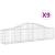 Coșuri gabion arcuite 9 buc, 200x30x40/60 cm, fier galvanizat GartenMobel Dekor