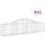 Coșuri gabion arcuite 11 buc, 200x30x40/60 cm, fier galvanizat GartenMobel Dekor
