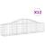 Coșuri gabion arcuite 12 buc, 200x30x40/60 cm, fier galvanizat GartenMobel Dekor