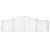 Coșuri gabion arcuite 12 buc, 200x30x40/60 cm, fier galvanizat GartenMobel Dekor