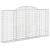 Coșuri gabion arcuite 7 buc. 300x30x160/180 cm fier galvanizat GartenMobel Dekor