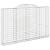 Coșuri gabion arcuite 5 buc, 300x30x180/200 cm, fier galvanizat GartenMobel Dekor