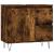 Set mobilier de baie, 3 piese, stejar fumuriu, lemn prelucrat GartenMobel Dekor