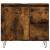 Set mobilier de baie, 3 piese, stejar fumuriu, lemn prelucrat GartenMobel Dekor