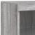 Servantă cu lumini LED, gri sonoma, 162x37x100 cm GartenMobel Dekor