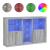 Servantă cu lumini LED, gri sonoma, 162x37x100 cm GartenMobel Dekor