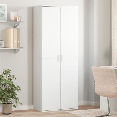 Dulap înalt, alb, 70x35x180 cm, lemn prelucrat GartenMobel Dekor