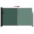 Copertină laterală retractabilă, verde închis, 117x300 cm GartenMobel Dekor