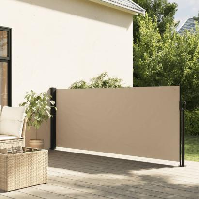 Copertina laterală retractabilă, bej, 120x500 cm GartenMobel Dekor