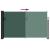 Copertina laterală retractabilă, verde închis, 120x500 cm GartenMobel Dekor