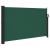 Copertină laterală retractabilă, verde închis, 120 x 600 cm GartenMobel Dekor