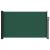 Copertină laterală retractabilă, verde închis, 120 x 600 cm GartenMobel Dekor