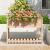 Jardinieră cu raft, 111,5x54x81 cm, lemn masiv de pin GartenMobel Dekor