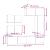 Set dulap TV, 6 piese, alb, lemn prelucrat GartenMobel Dekor