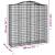 Coșuri gabion arcuite, 8 buc 200x50x200/220 cm, fier galvanizat GartenMobel Dekor