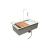 Chiuveta bucatarie otel inoxidabil cu doua baterii, functie cascada, spalator pahare, dozator sapun, scurgator, tava, tocator si accesorii scurgere incluse, 75x46x23.5cm Cod: DISPK13 Automotive TrustedCars