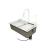 Chiuveta bucatarie otel inoxidabil cu doua baterii, functie cascada, spalator pahare, dozator sapun, scurgator, tava, tocator si accesorii scurgere incluse, 75x46x23.5cm Cod: DISPK13 Automotive TrustedCars