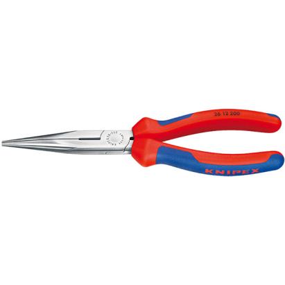 Cleste cu cioc semirotund si suprafata taietoare KNIPEX 26 12 200 HardWork ToolsRange