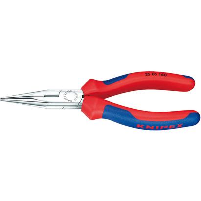 Cleste cu cioc semirotund si suprafata taietoare KNIPEX  25 05 160 HardWork ToolsRange