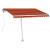 Copertină autonomă retractabilă automat oranj&maro 300x250 cm GartenMobel Dekor