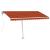 Copertină autonomă retractabilă automat oranj&maro 450x300 cm GartenMobel Dekor