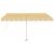 Copertină autonomă retractabilă automat galben&alb 450x350 cm GartenMobel Dekor