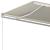 Copertină retractabilă automat cu stâlpi, crem, 3x2,5 m GartenMobel Dekor