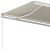 Copertină retractabilă automat, cu stâlpi, crem, 4,5x3,5 m GartenMobel Dekor