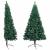 Jumătate brad Crăciun artificial cu set globuri verde 240 cm GartenMobel Dekor