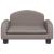Canapea pentru copii, gri taupe, 50x40x30 cm, material textil GartenMobel Dekor