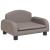 Canapea pentru copii, gri taupe, 50x40x30 cm, material textil GartenMobel Dekor