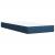 Pat box spring cu saltea, albastru, 90x190 cm, textil GartenMobel Dekor