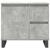 Set mobilier de baie, 3 piese, gri beton, lemn compozit GartenMobel Dekor