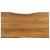 Blat masă cu margini naturale, 120x60x2,5 cm, lemn masiv mango GartenMobel Dekor